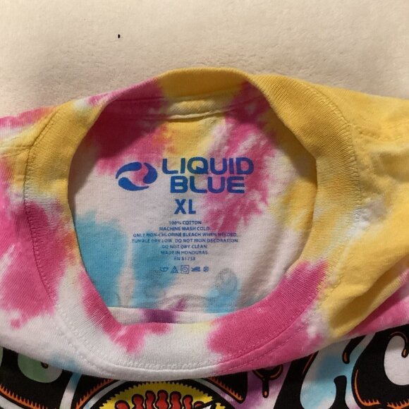 Dead & Company  Las Vegas Sphere Shirt Size XL Tie Dye  Liquid Blue GDP 2024 - Picture 2 of 3